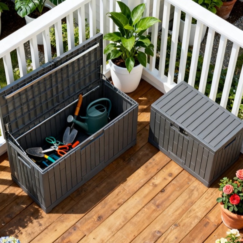 Gardening Tools In Store - Waterdichte buitenterras/tuinopbergdoos met slot Deckbox met
