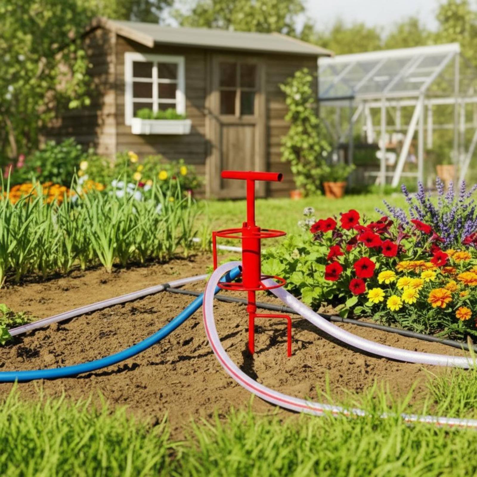 Gardening Tools Guide - Landbouwgrond Waterleiding Draaigereedschap Hoge sterkte irrigatieslang