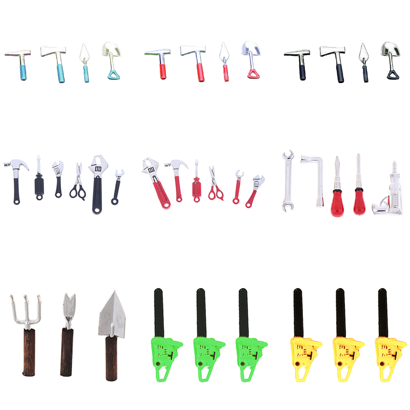 Gardening Tools Repair - 3/4/5/6Pcs Dollhouse Miniatuur Reparatie Kits Accessoires