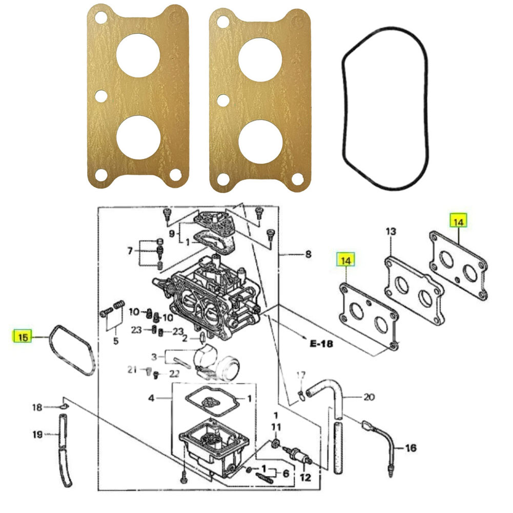 VOOR HONDA GXV530 GCV530 Motor - Gardening Tools Repair recensie en prijs