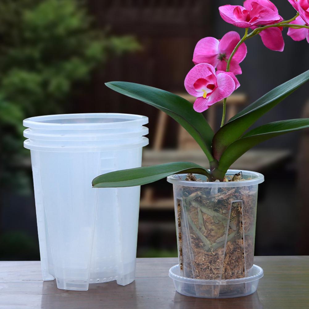 5PCS/Kit Doorzichtige plastic  - Orchid Potting Mix recensie en prijs