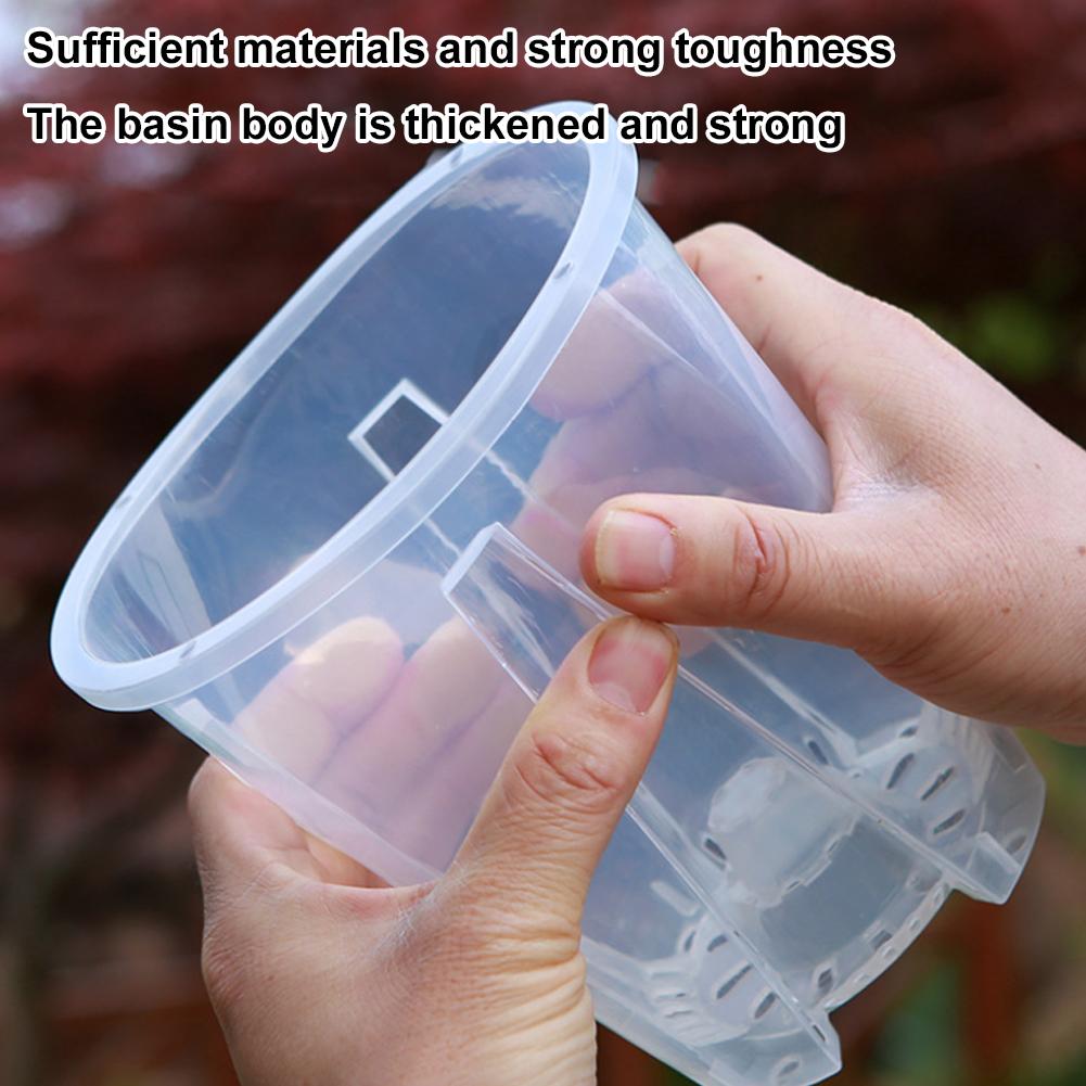 5PCS/Kit Doorzichtige plastic  - Orchid Potting Mix recensie en prijs